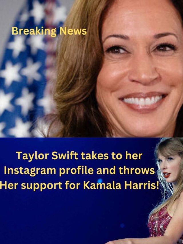 Taylor Swift takes to her Instagram profile and throws Her support for Kamala Harris!