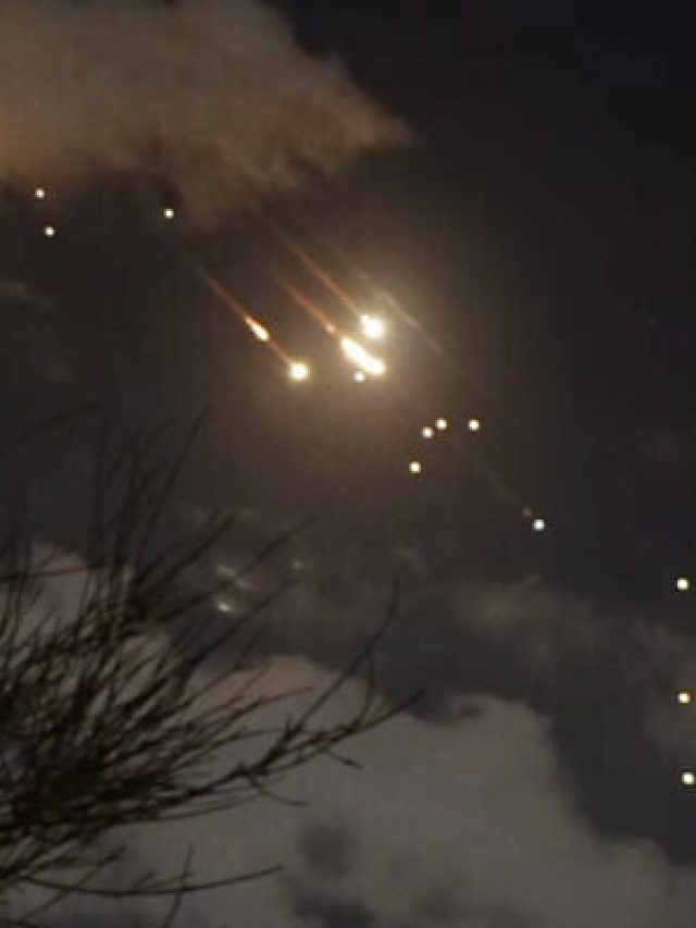 Massive attack of Iran on Israel –  More than 180 missiles fired!