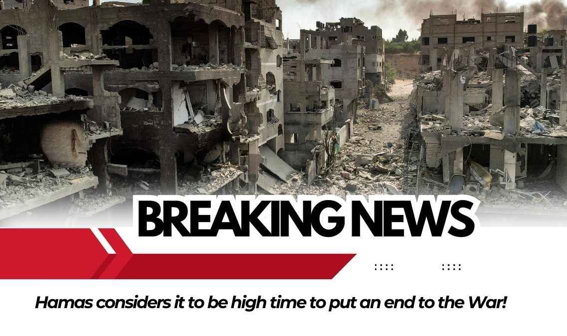 Hamas considers an end to the War! 