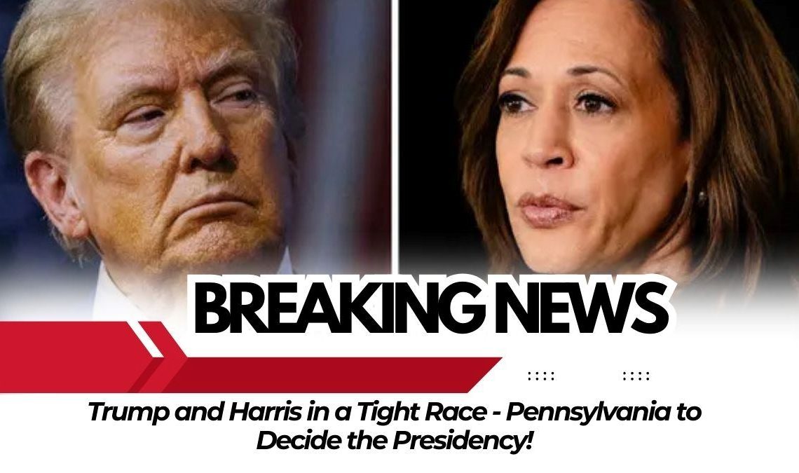 Trump and Harris in a Tight Race