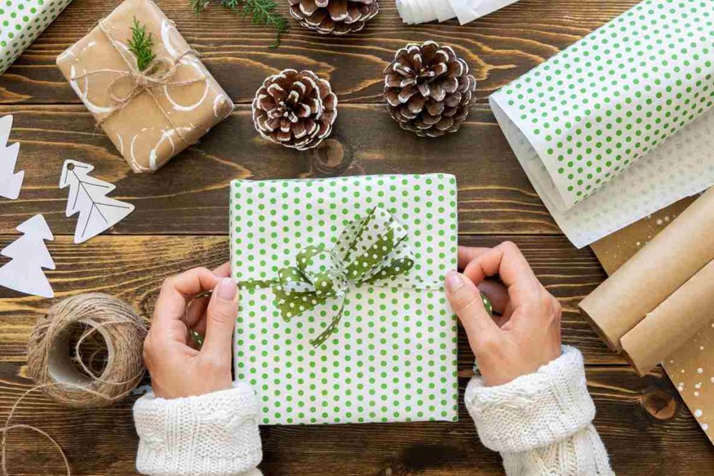 Christmas Gift Wrap Boxes with stickers