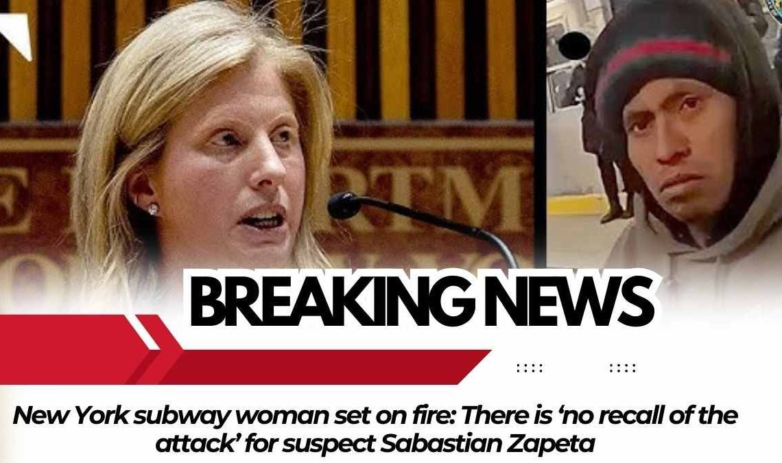 New York subway woman set on fire